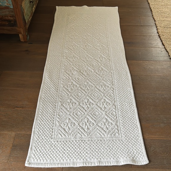 World Market Textured Cream Rug - Picture 6 of 7